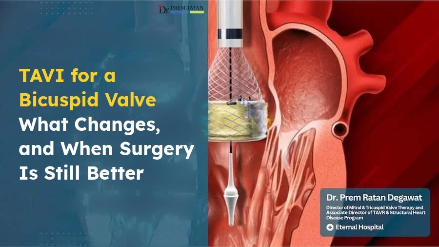 TAVI for a bicuspid aortic valve, what changes and when surgery is still better, Dr. Prem Ratan Degawat, Eternal Hospital Jaipur